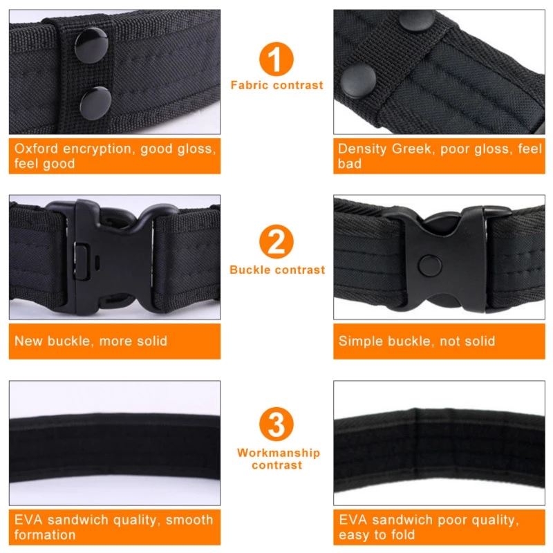 Ceinture tactique à dégagement rapide, nouveau style militaire, ceintures de combat, ceintures en toile tendance pour hommes, ceintures de chasse en plein air camouflage 120 cm