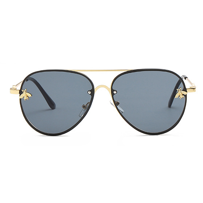 SUGLAU Lunettes de soleil sans monture de marque de luxe, lunettes de soleil décontractées pour la conduite, lunettes de soleil unisexes pour le shopping et les affaires, Oculos De Sol UV400