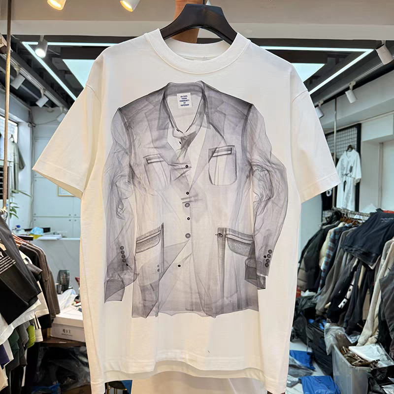 High Street chemise créative impression T-shirt hommes femmes de haute qualité 2025 Style d'été T-shirt top t-shirts