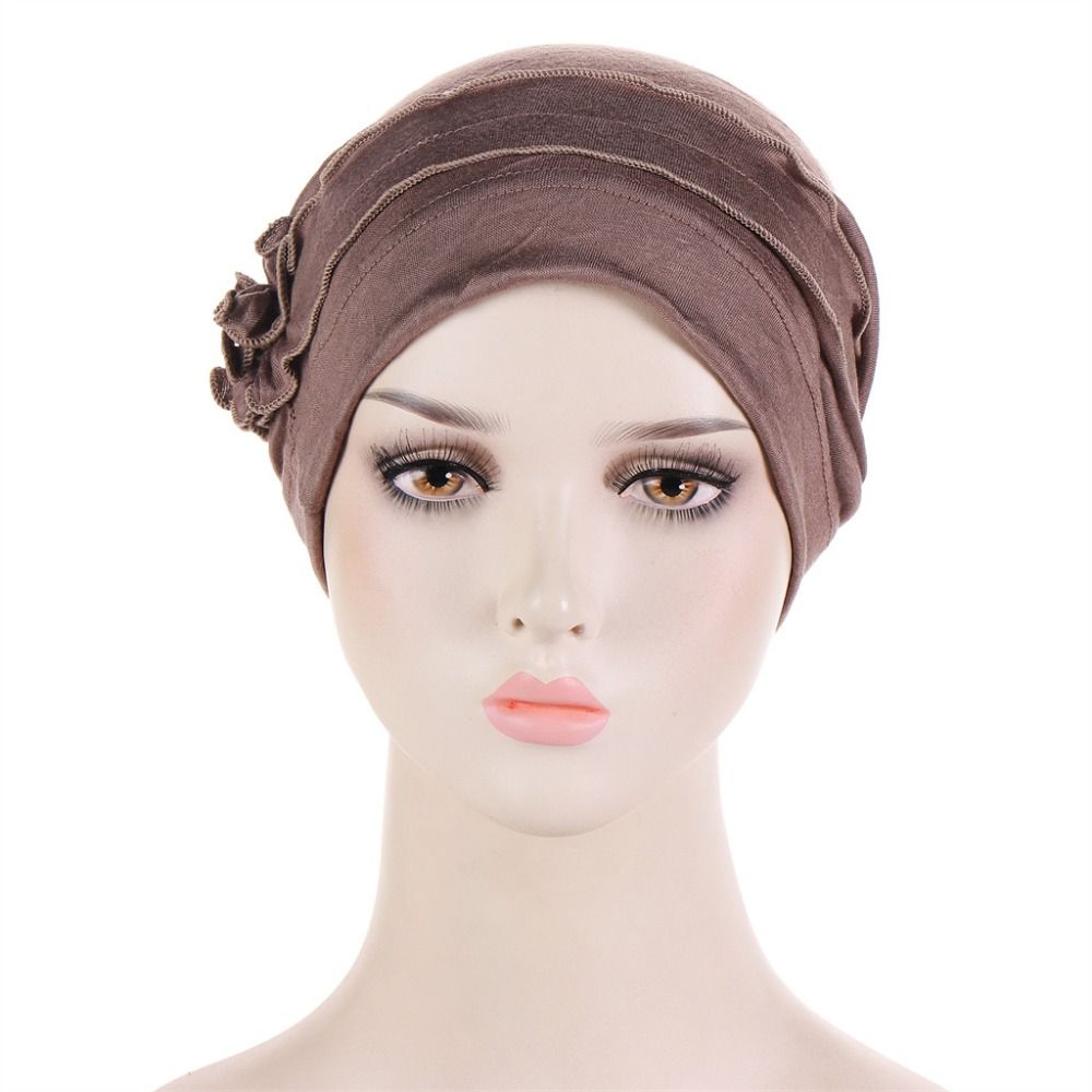 Confort écharpe casquette douceur bandeau chapeaux Turban chapeaux femmes Hijab Cancer chimio bonnets casquette