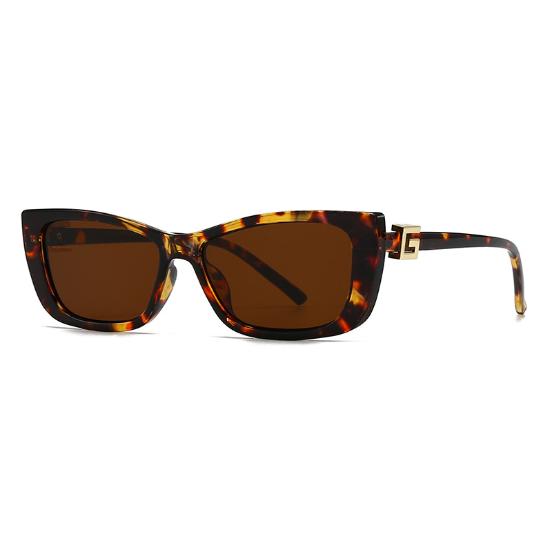 Lunettes de soleil yeux de chat de luxe pour femmes hommes marque de mode concepteur rétro dégradé nuances tendance Rivets lunettes de soleil UV400 LH196