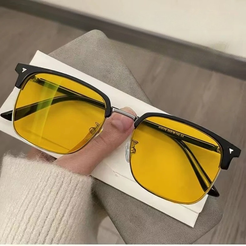 Lunettes de myopie de Vision nocturne pour utilisation de jour et de nuit, lunettes spécifiques au conducteur avec Protection des feux de route, dioptrie à-4.0