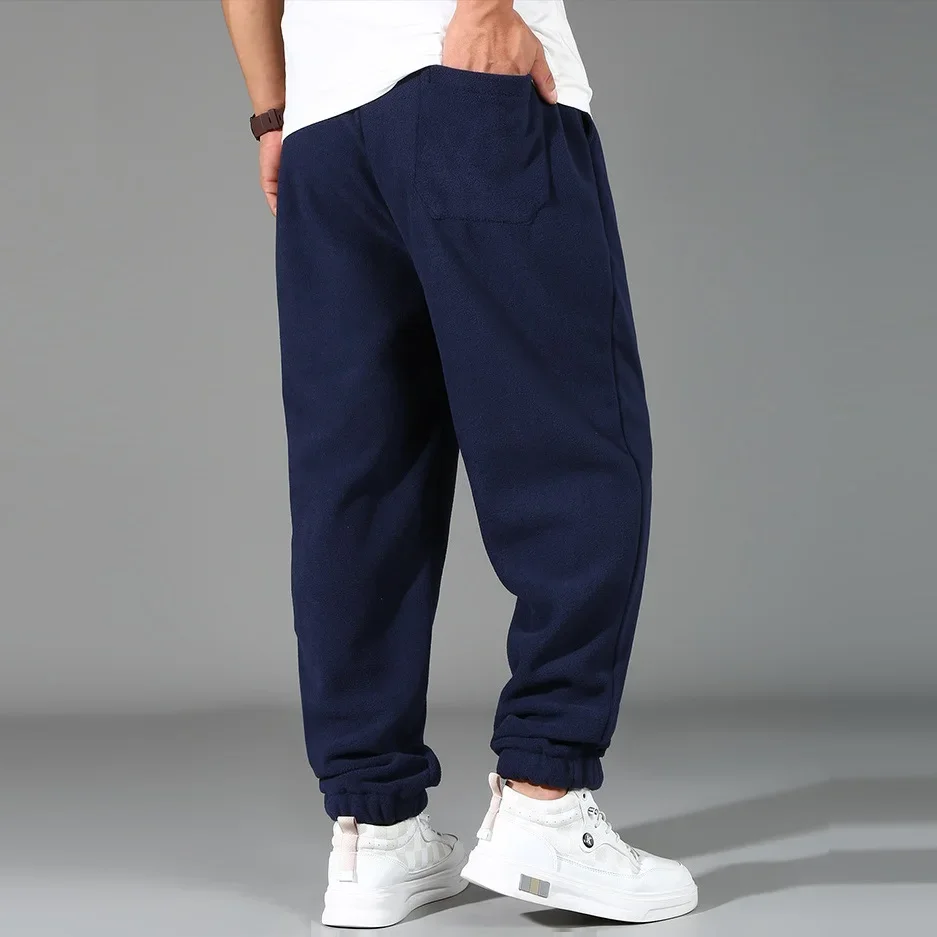 Pantalon de survêtement d'hiver pour homme, polaire, Sport, survêtement, brossé, chaud, Extra Large, grande taille, Big Plus 8XL 9XL 10XL 12XL