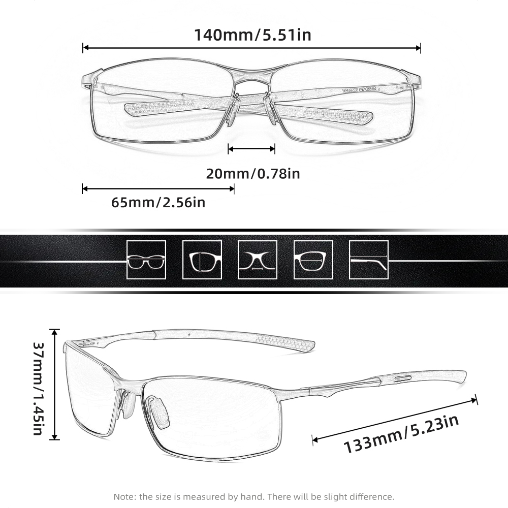 Lunettes de soleil polarisées pour hommes conduite UV400 haute qualité femmes lunettes Rectangle lunettes de sport de plein air Rectangle