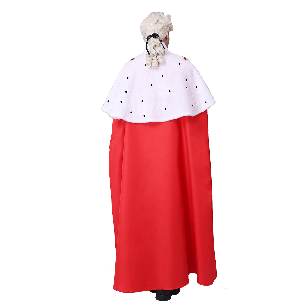 Costume de cosplay musical Hamilton King George, costume royal du XVIIIe siècle pour homme, cape royale, costumes pour fête d'Halloween, spectacles de théâtre