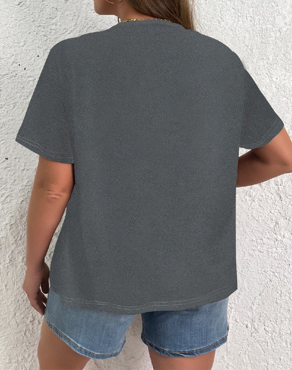 T-Shirt manches longues femme, élégant et décontracté, à la mode, tempérament, vacances, week-end, grande taille