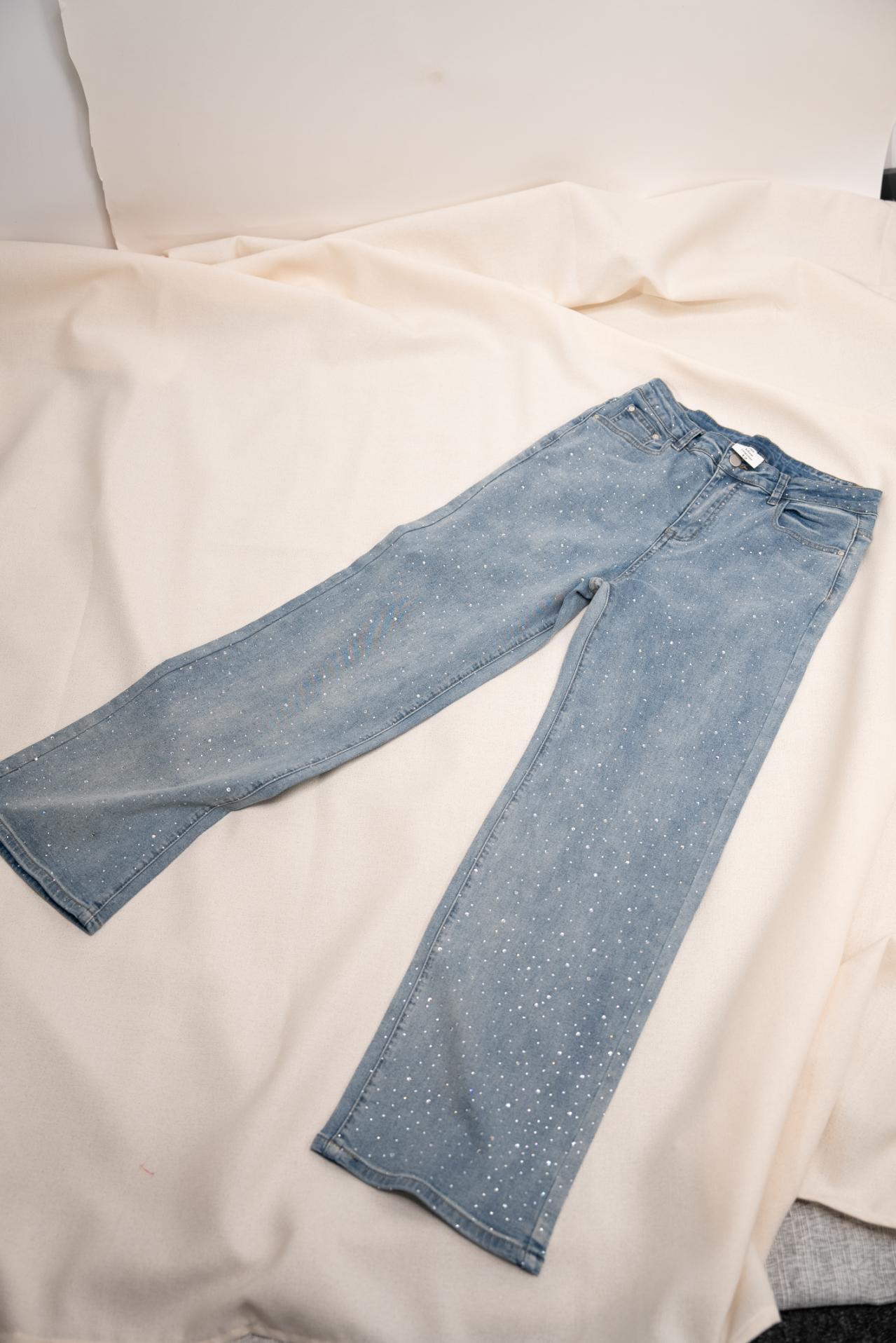 Jean droit pour femmes, pantalon extensible, taille haute, délavé, pour maman, Vintage, Streetwear, Y2k
