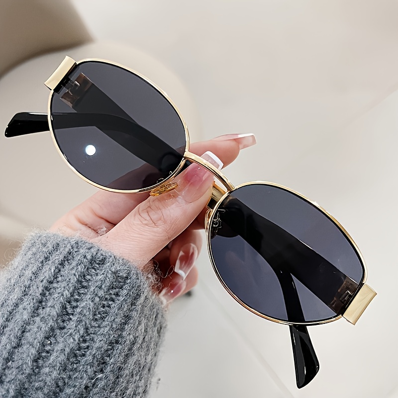 Lunettes de soleil pour femmes, marque de luxe, UV400, lunettes de soleil d'extérieur, monture en métal tendance, lunettes pour femme, nuances sexy