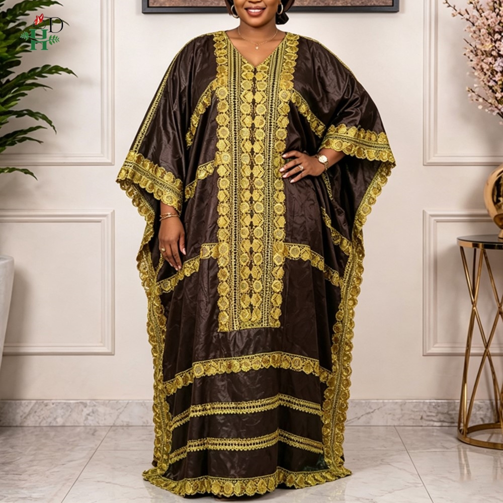 H & D robes africaines pour femmes Bazin Riche Tradition broderie Robe de mariée vêtements robes de fête jupe Dashiki
