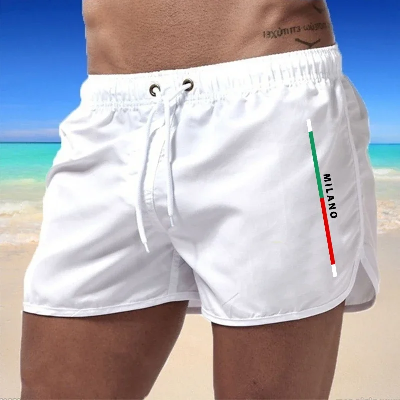 Shorts de plage pour hommes 2026, imprimés, décontractés, séchage rapide, pour le surf, la natation, le jogging en extérieur