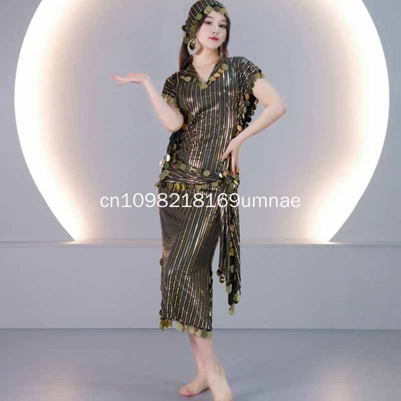 Costumes de danse du ventre pour femmes, costumes de performance Shaabi Baladi Saidi, tenue de danse orientale pour adultes