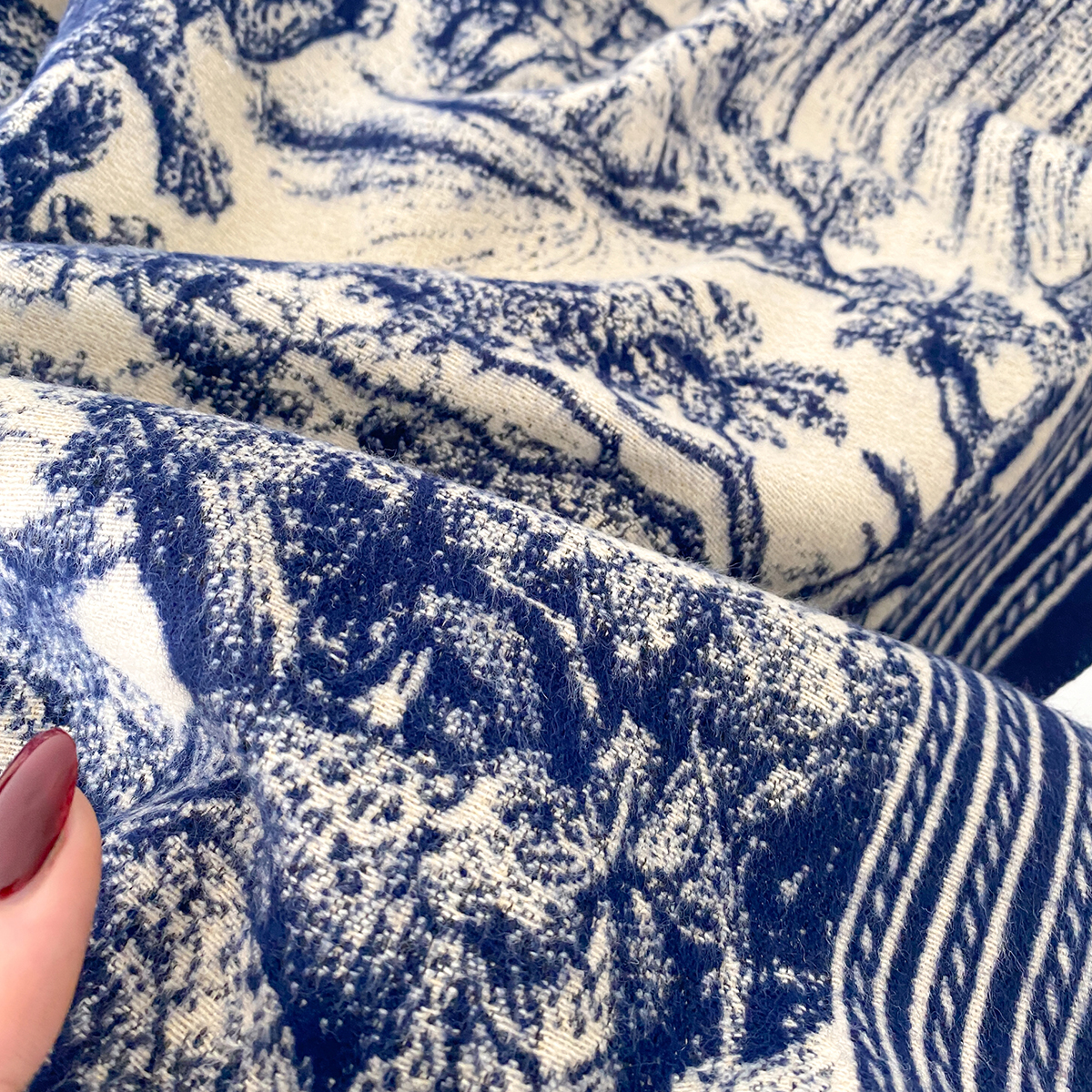 Châle Pashmina Jacquard Animal élégant pour femmes, écharpes épaisses et chaudes, Design Double face, couverture coupe-vent résistante au froid, hiver