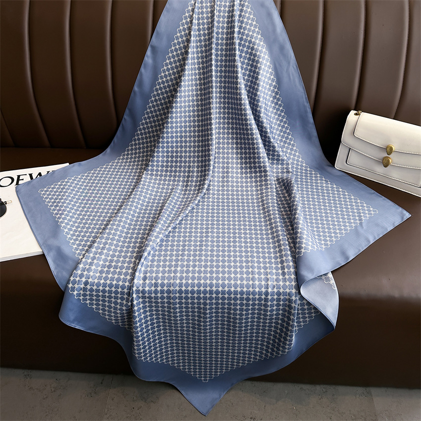 Écharpe de sauna 90x90cm pour femme, foulard, bandana, châle, hijab, quatre saisons, accessoires pour cheveux, nouvelle collection