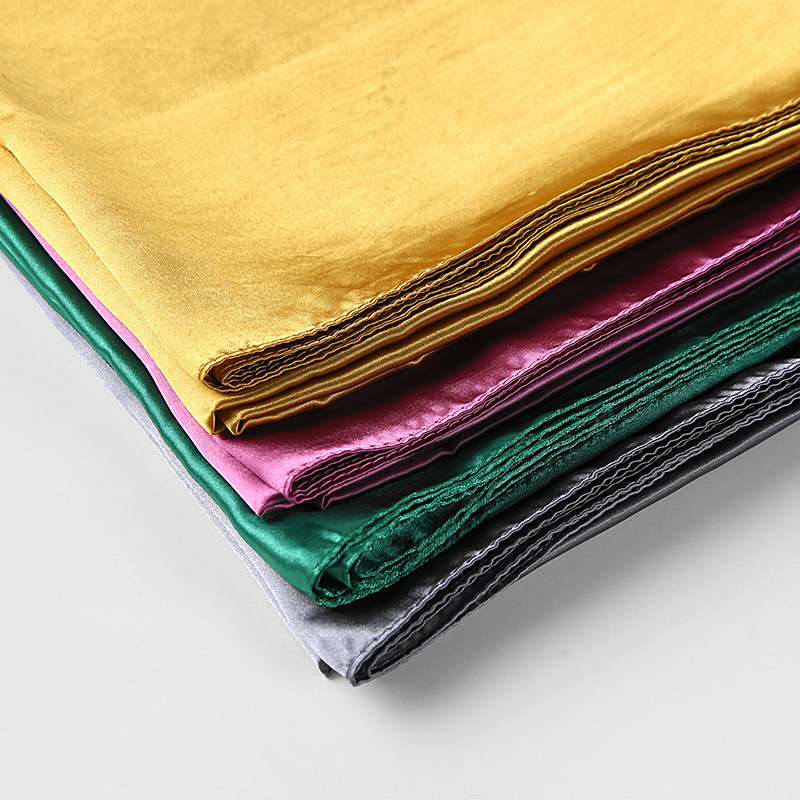 Foulards carrés en soie pour femmes, 90x90cm, Hijab, mouchoir uni, châles enveloppants, foulard de tête, bandeau islamique