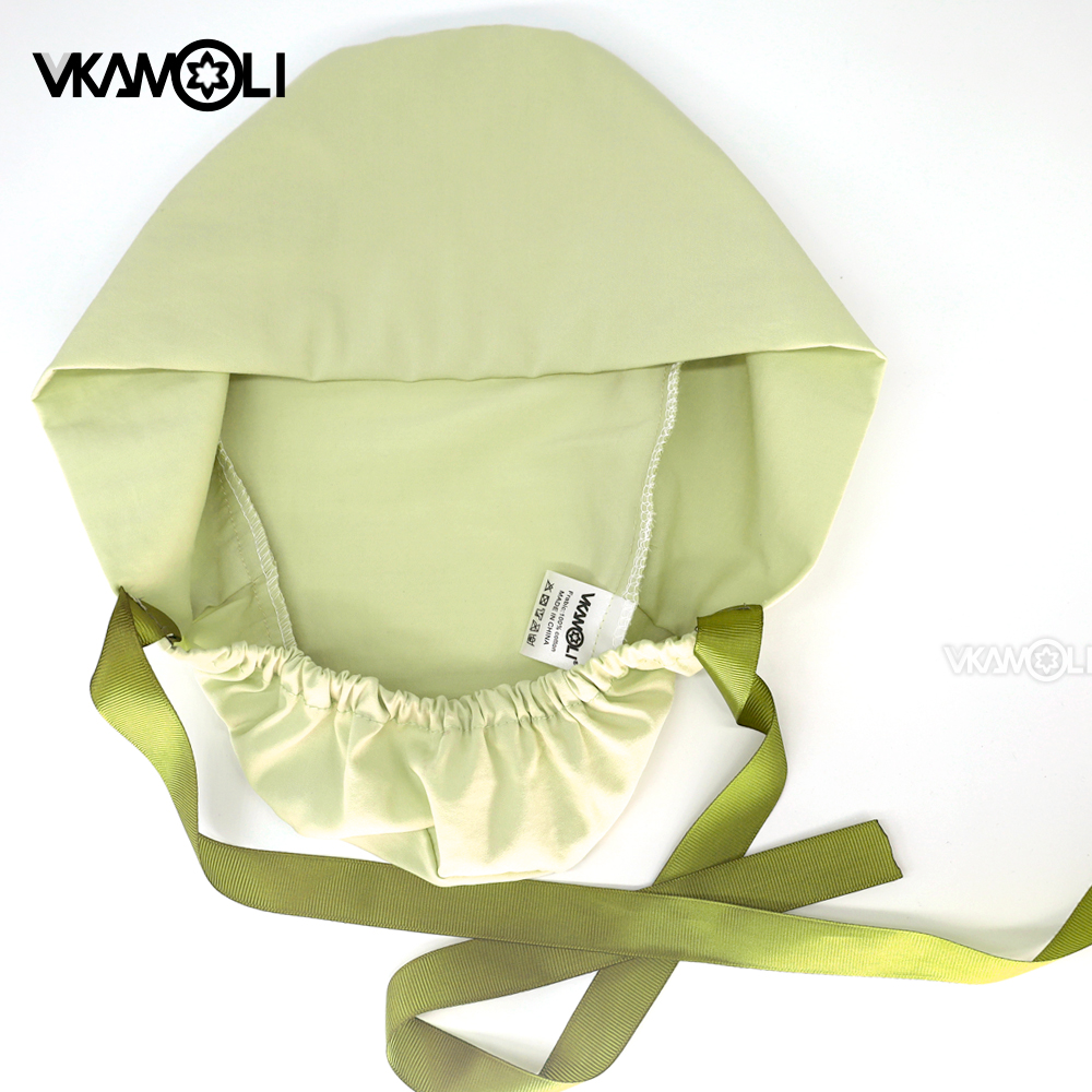 Bonnets de gommage pour cheveux longs pour femmes, tissu satiné, couleur unie, chapeau queue de cheval pour médecins et infirmières d'hôpital