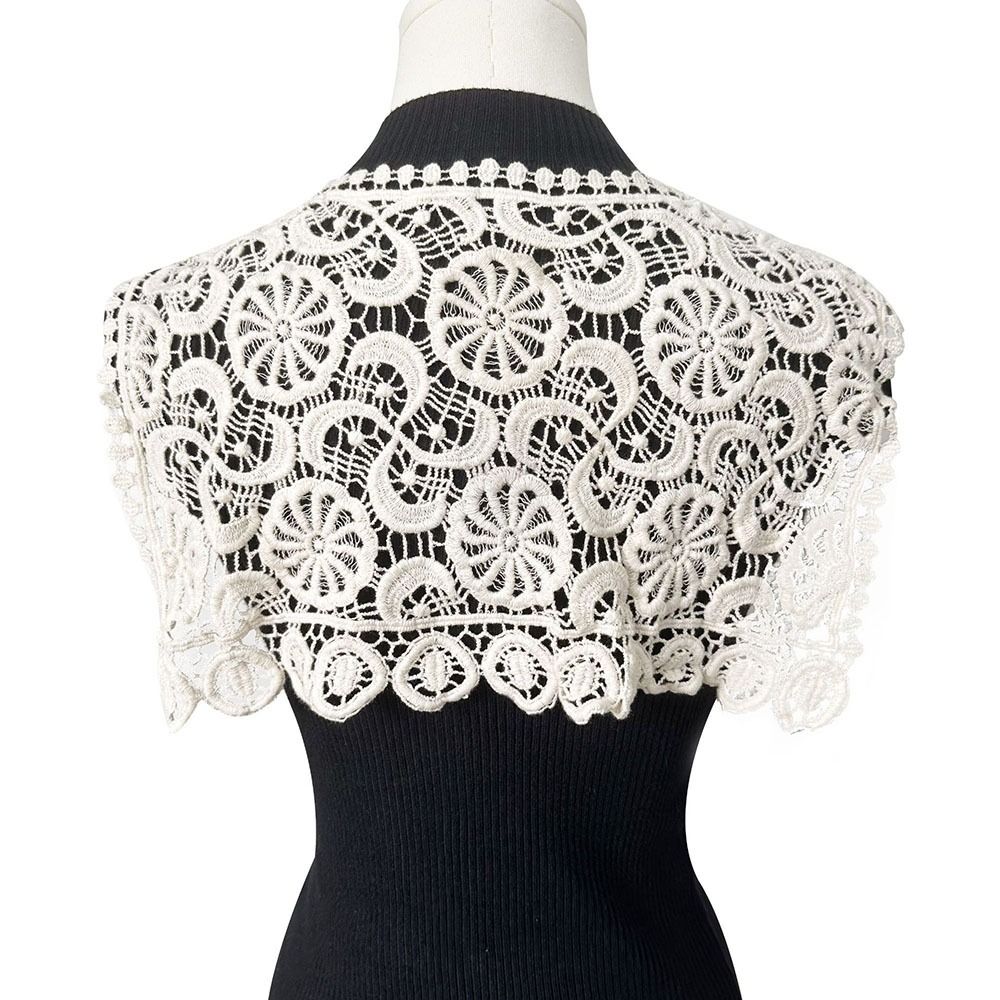 Écharpe de style coréen avec faux col pour femme, châle féminin, chemisier à épaules