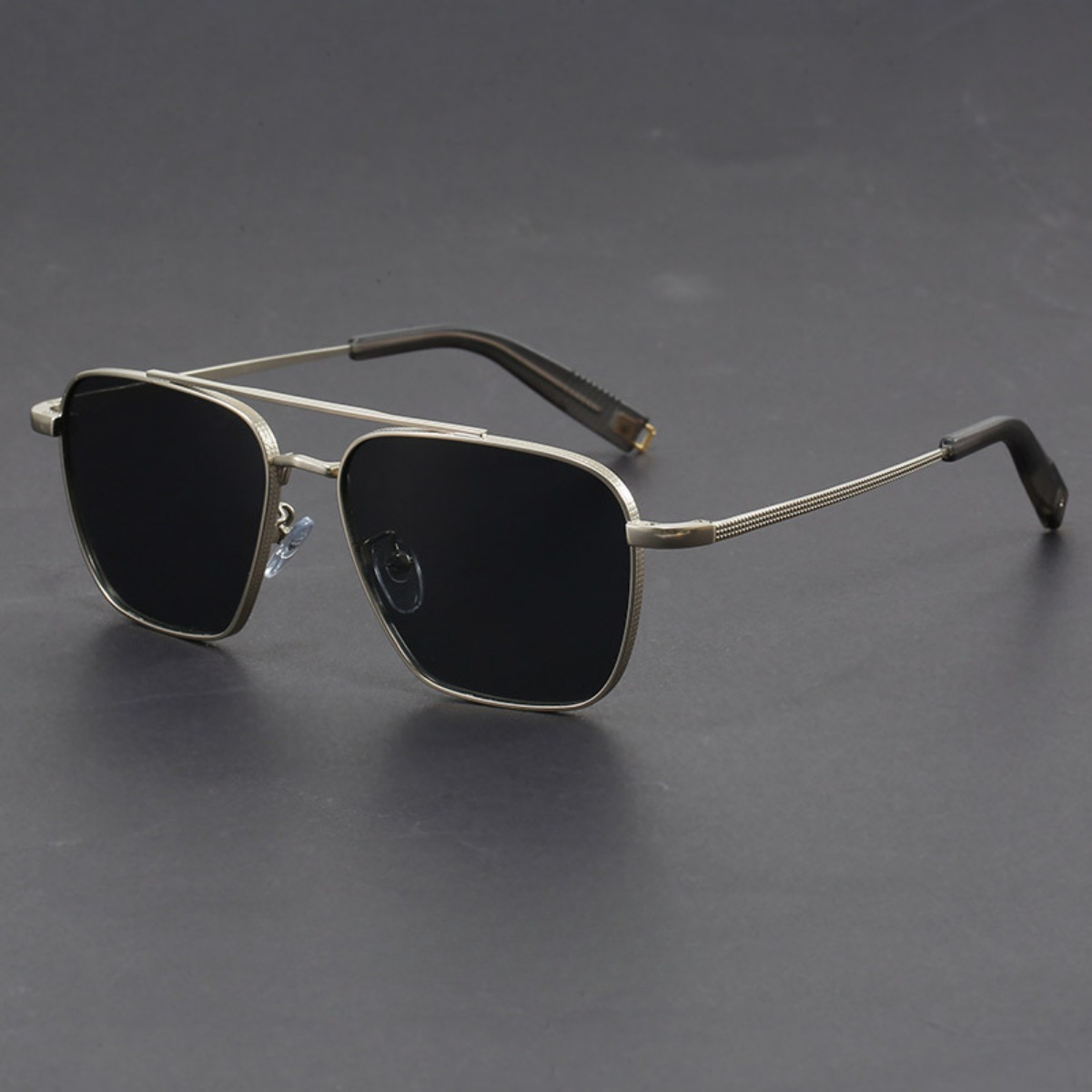 Lunettes de soleil rétro pour hommes, de marque, de haute qualité, avec monture en métal, lunettes de conduite protectrices, UV400