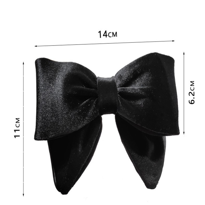 Épingles à cheveux en velours pour femmes et filles, élégantes, tridimensionnelles, Barrettes à nœud papillon, accessoires pour cheveux