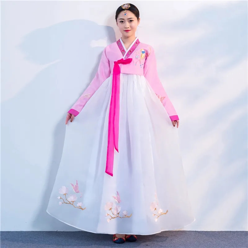 Costume Hanbok Traditionnel pour Femme, Vêtements de Spectacle de brevCoréenne, Scène Nationale Améliorée, Nouvelle Collection