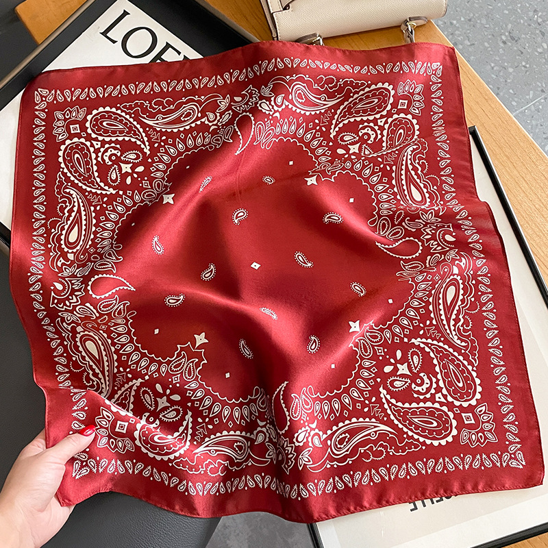 Écharpe 100% Soie Véritable pour Femmes, Foulard Carré, Foulard de Cou, Châle de Poignet, Écharpes pour Dames, Pashmina, Hijab Féminin, Bandana, Bufanda