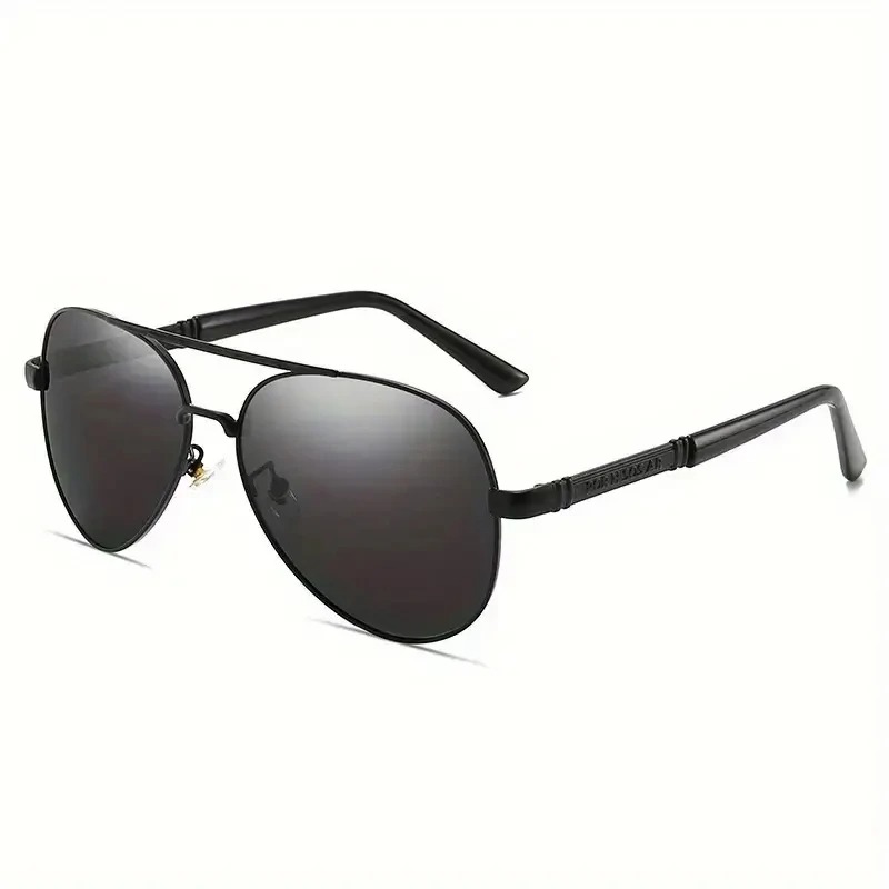 Lunettes de soleil polarisées pour hommes, monture en métal, lunettes de soleil de qualité, design de marque, lunettes pour hommes et femmes, lunettes de pêche, lunettes de conduite, UV400