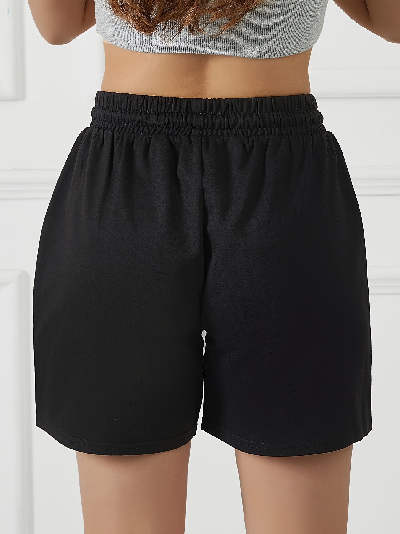 Short de jogging respirant et frais pour femme – Short de sport décontracté et confortable pour l'été, idéal pour la course quotidienne et le fitness – Basique et polyvalent