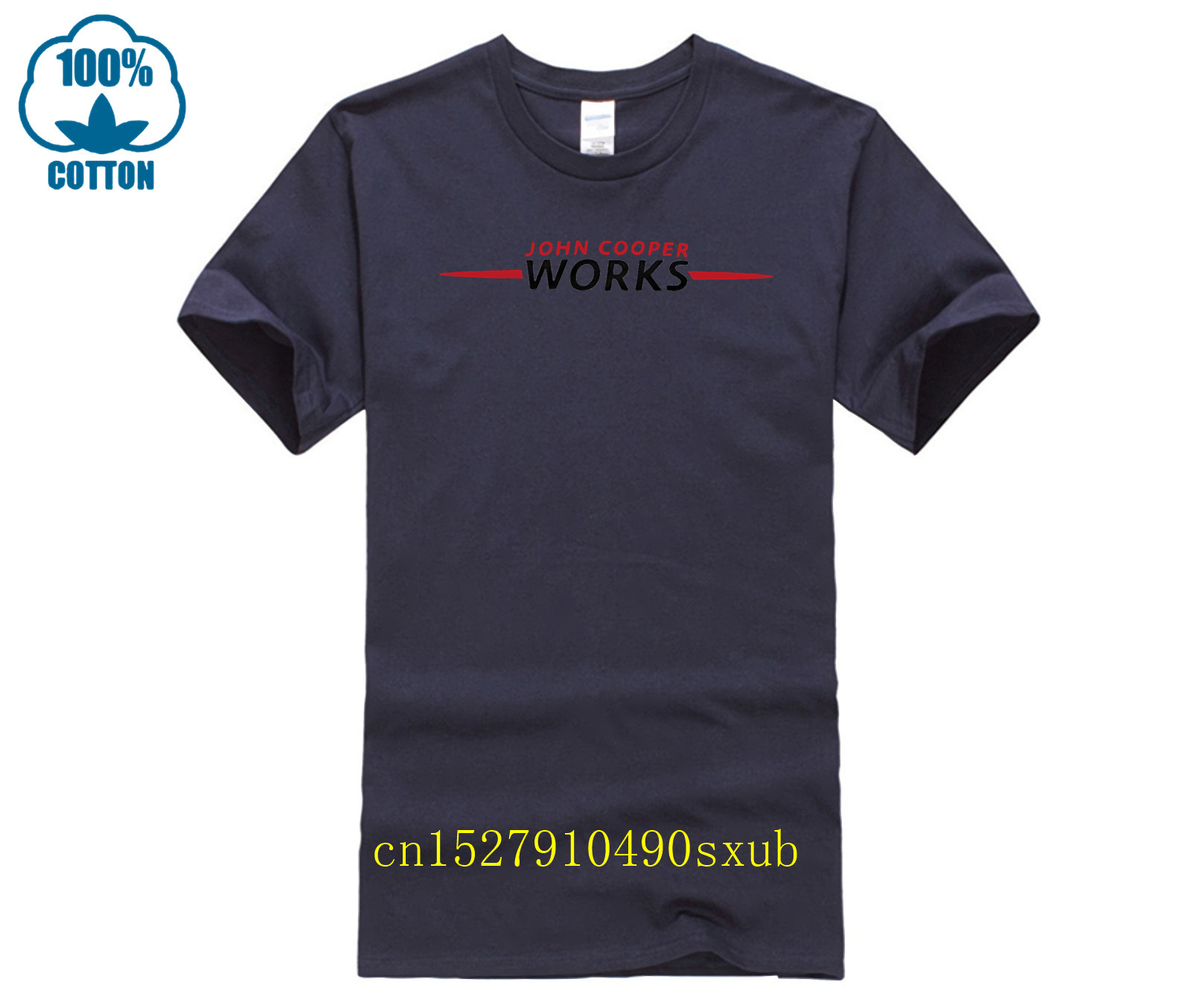 Polo John Cooper Work Mini JCW Logo blanc et gris