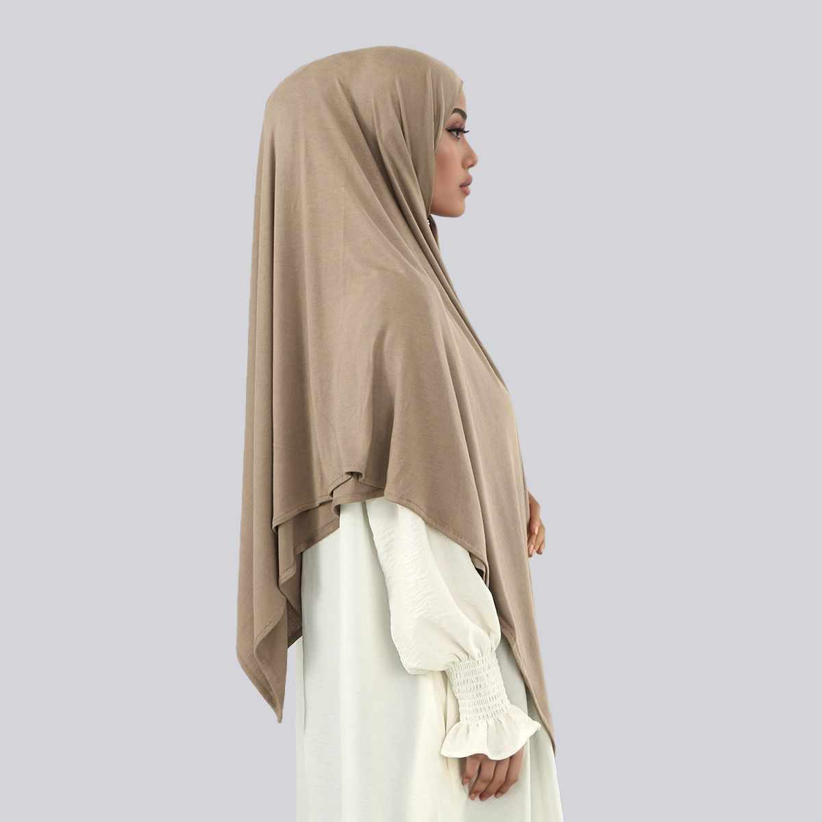 145*145 cm musulman coton Hijab carré écharpe Jersey Long châle plaine doux Turban cravate bandeau pour les femmes islamique Turban bandeau