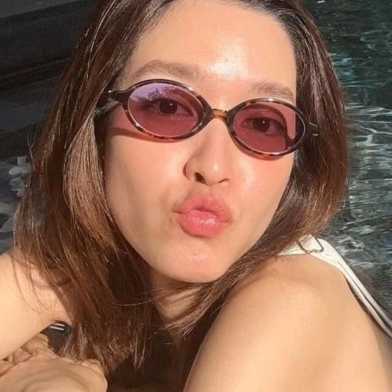 Lunettes de soleil ovales anti-lumière bleue pour femmes et hommes, lunettes rétro pour femmes, petite monture, marque de luxe, tendance