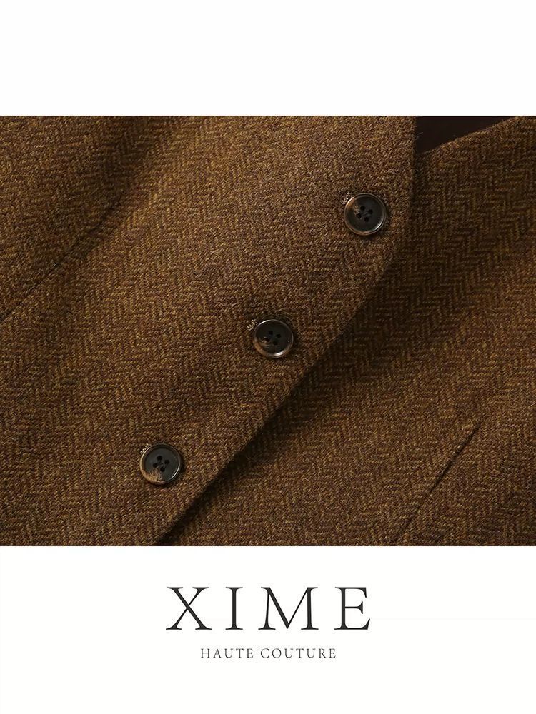 Gilets sans manches pour femmes, décontracté, col en V, boutons, chemise de smoking d'affaires formelle, coupe cintrée, Blazer court