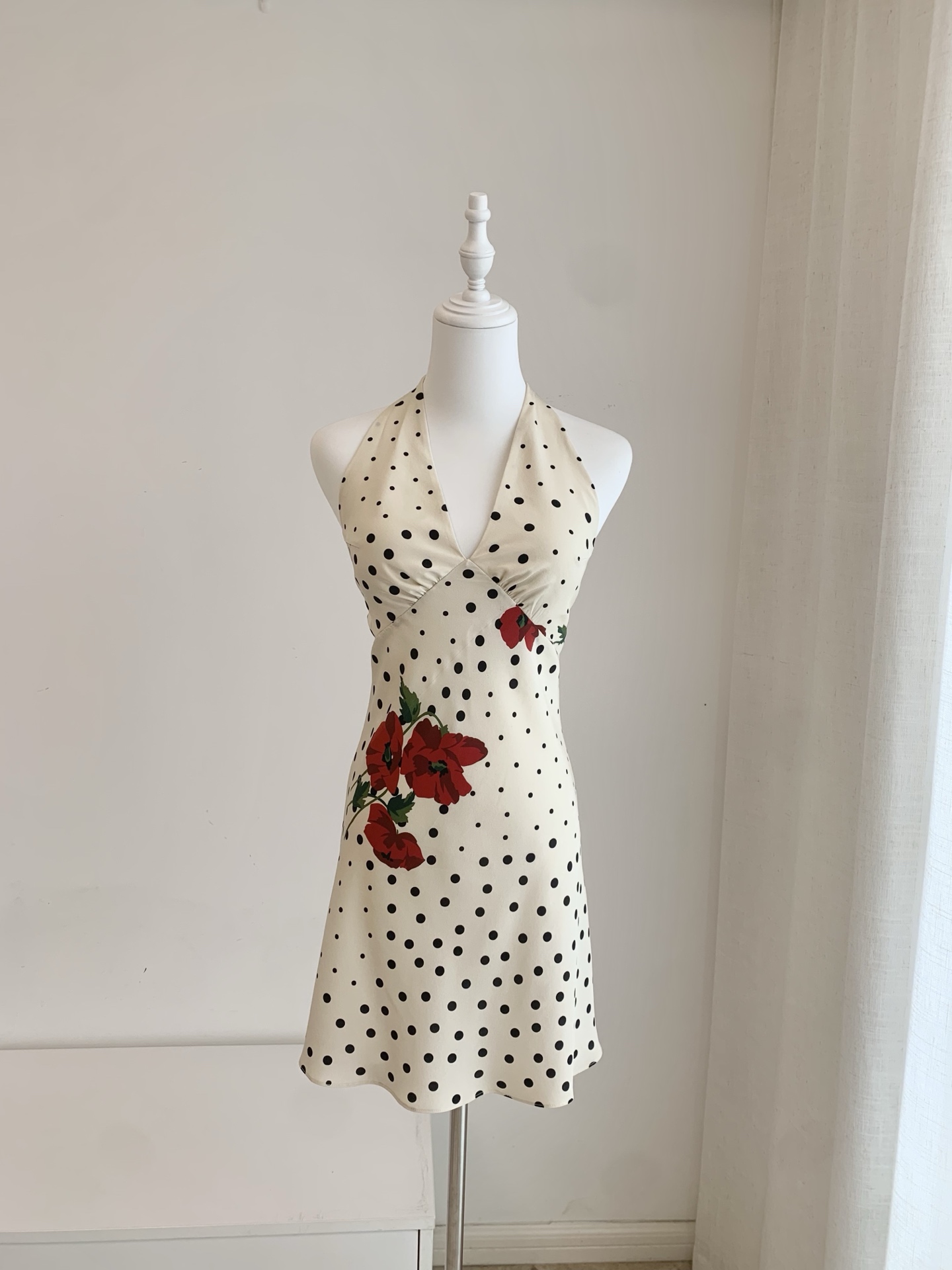Robe en soie imprimée pour femmes, robe de vacances tendance et sexy