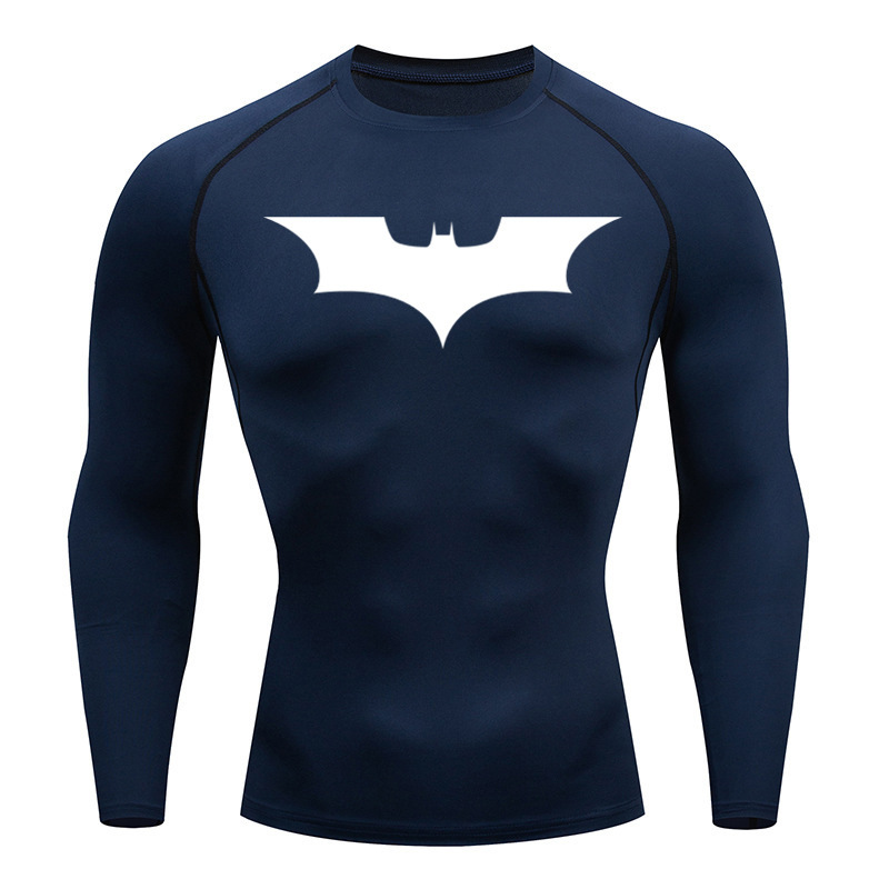 Top sport chemise de course T-shirt homme Fitness T-shirt court séchage rapide travailler collants de gymnastique chemise musculaire Compression MMA vêtements