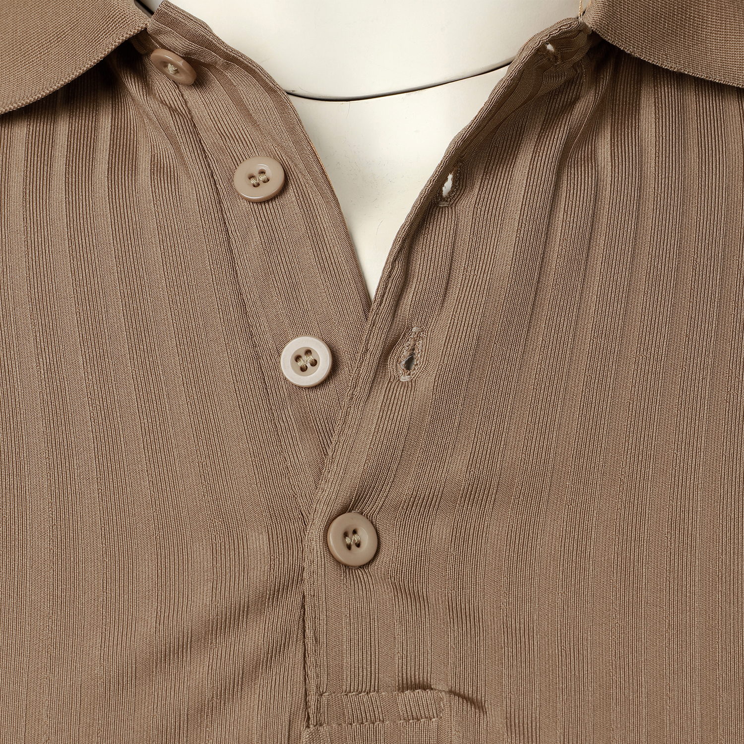 POLO vertical à manches courtes pour hommes, vêtements de sport, de course, de fitness, d'été, très extensible, chemise de base en tricot mince