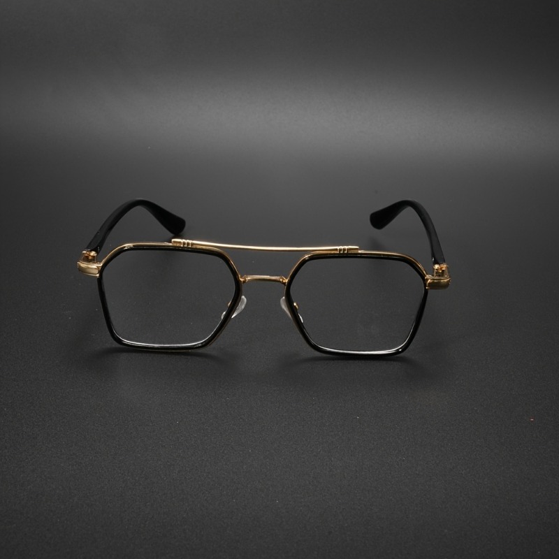 Nouvelles lunettes de mode européennes et américaines pour hommes et femmes, monture décorative, même style steampunk rétro pour les fêtes