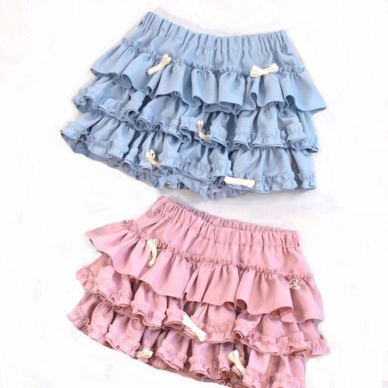 Femmes jupe courte femme taille élastique Tutu jupes à volants a-ligne Mini jupe gâteau plissée