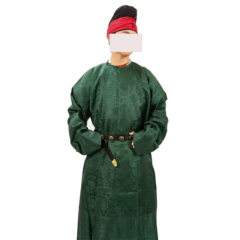 Robe Hanfu chinoise de la dynastie Tang pour hommes, bleu, jaune, rouge, violet, vert, vintage, col rond, robe Hanfu, taille plus 2XL