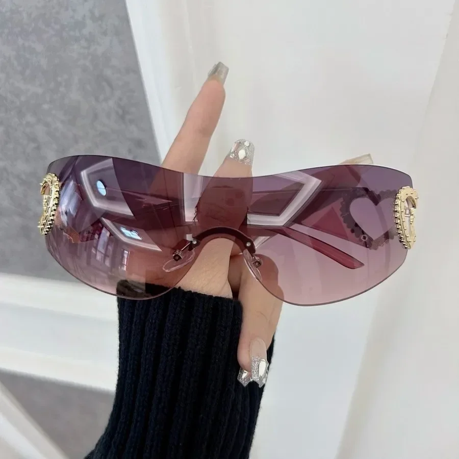 Lunettes de soleil carrées unisexes à grande monture, de marque, colorées, pour femmes et hommes, avec verres miroir