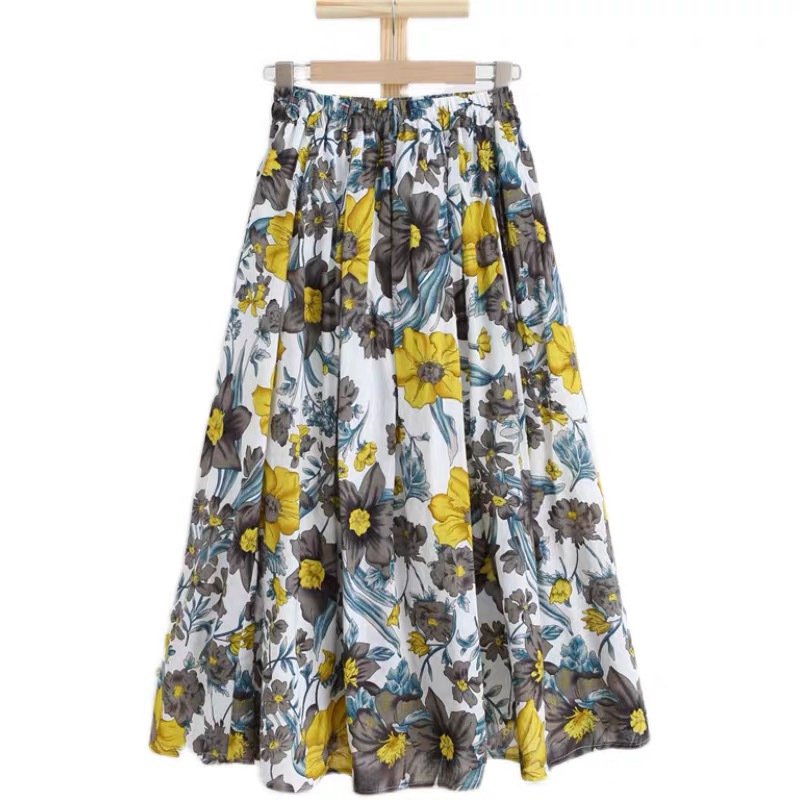 Nouvelle Collection : Robe Trapèze Florale Élégante et Tendance pour Femme – Confortable et Respirante, Idéale pour le Bureau