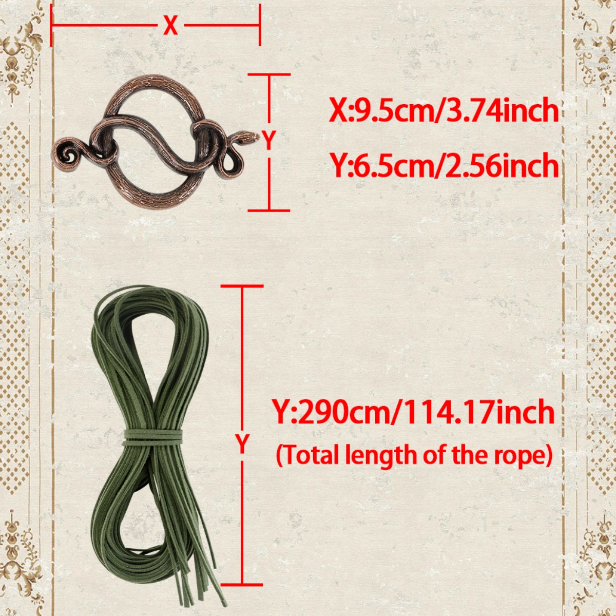 Ceinture longue tressée de style bohème vintage pour femmes, pour les festivals, les cadeaux de la fête des mères, les costumes d'Halloween et les accessoires de cosplay