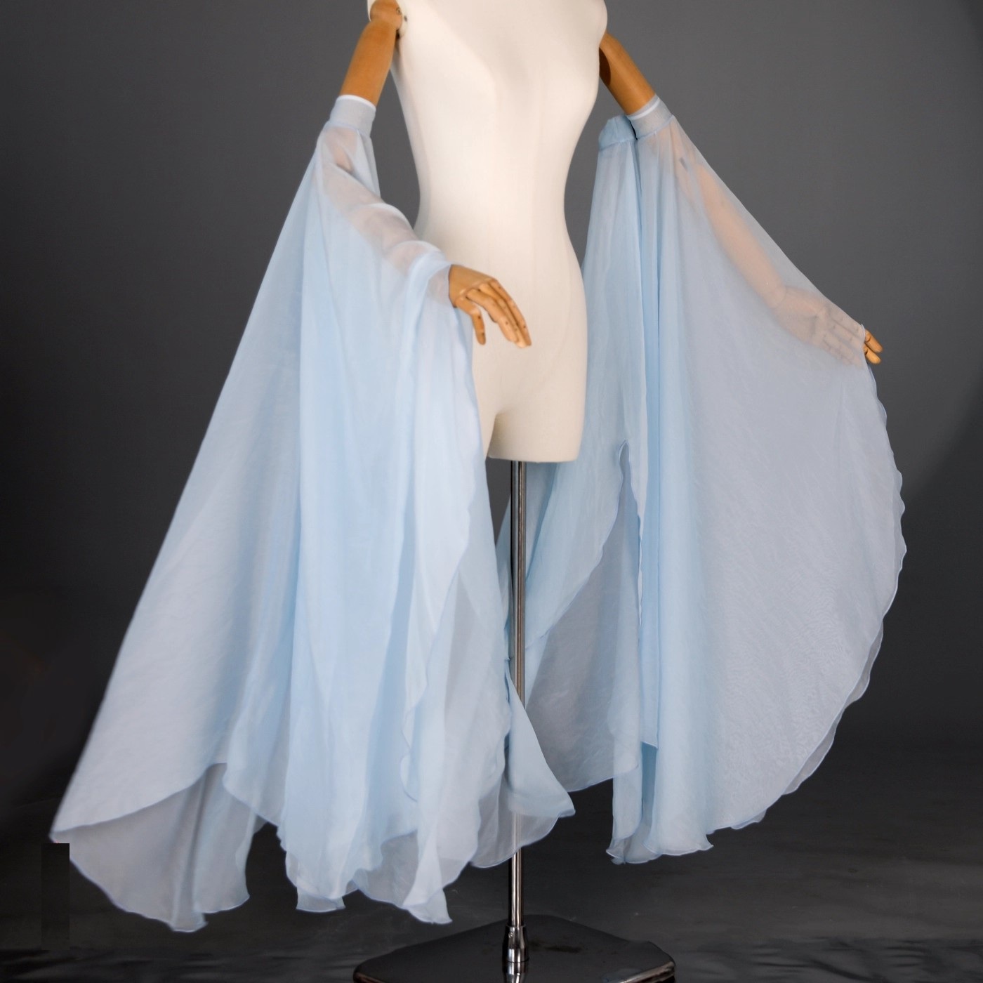 Jupe d'eau princesse de style ancien avec larges rabats, accessoires Hanfu polyvalents, décorations de danse