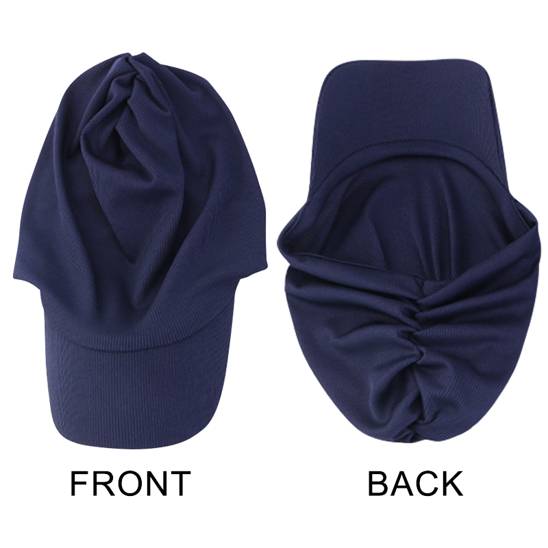 NOUVEAU Chapeau Turban Hijab Musulman Uni Tendance avec Visière Casquette de Baseball Femme Chapeau de Soleil