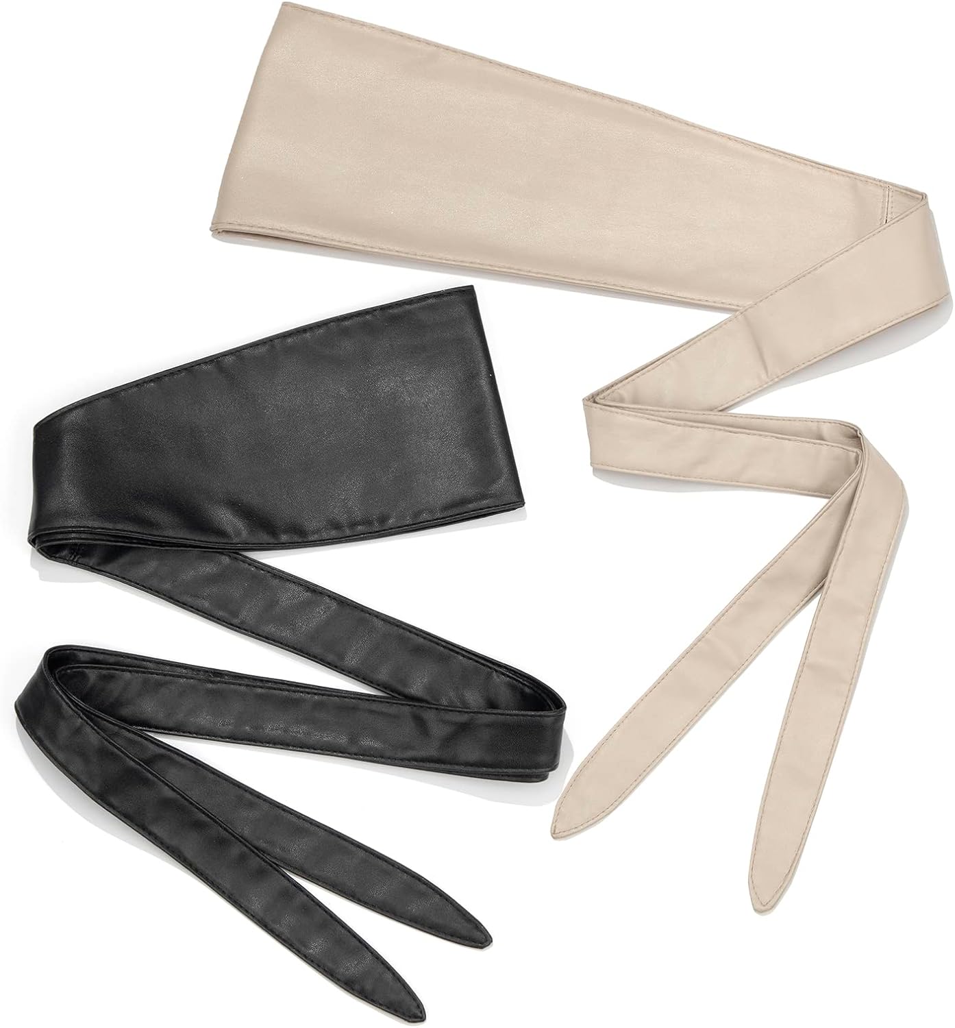 Obi ceintures pour femmes robes large Corset ceinture mode en cuir souple Wrap Cinch ceinture de taille