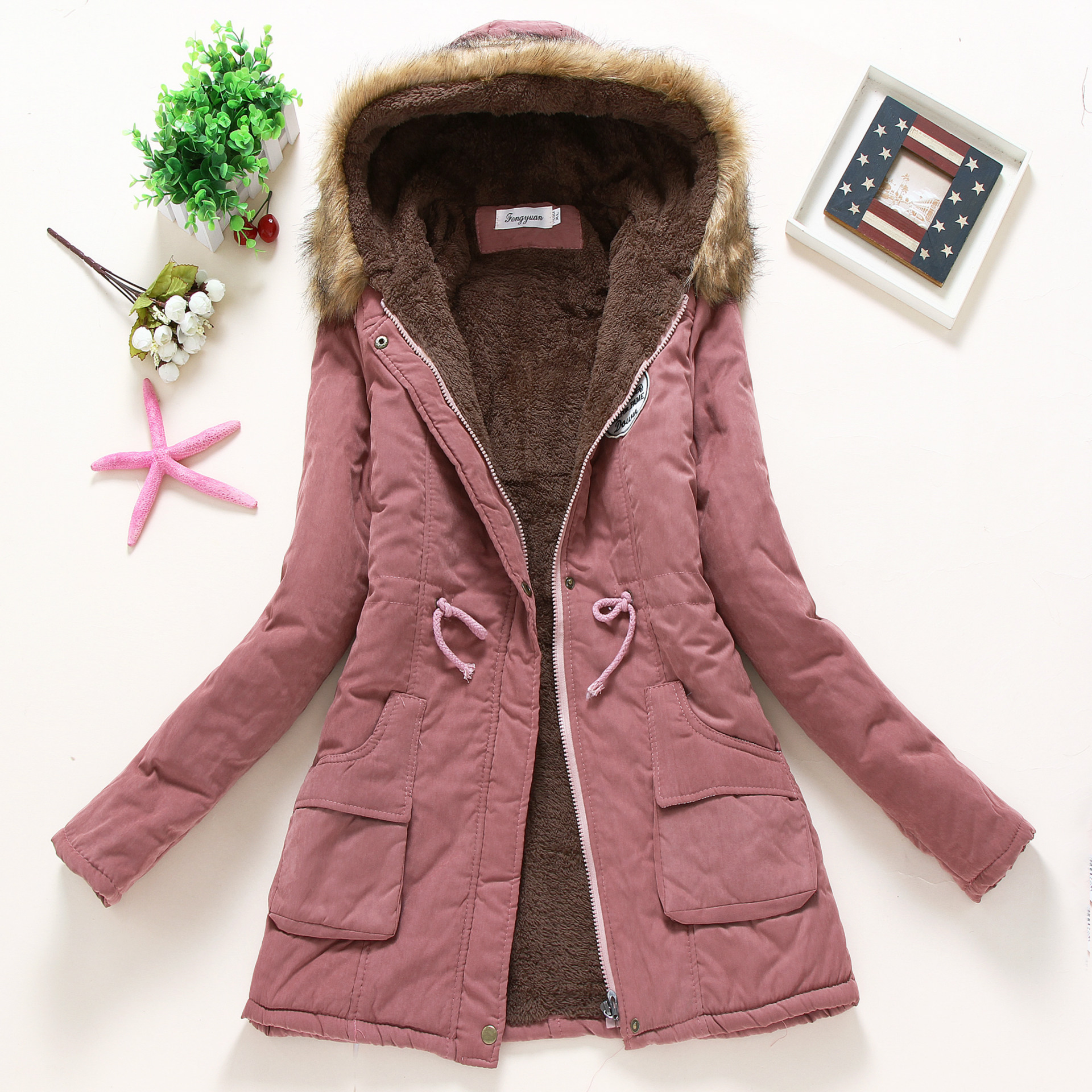 Printemps automne hiver veste femmes 2022 épais chaud à capuche Parka Mujer coton rembourré manteau 3XL décontracté mince veste femme