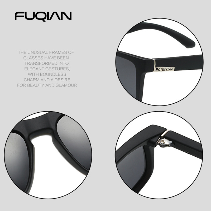 Lunettes de soleil polarisées vintage pour hommes et femmes, lunettes de pêche, lunettes de conduite de camping, nuances de sport, randonnée, mode