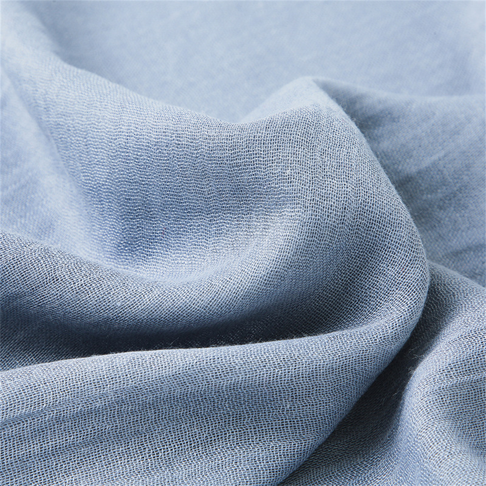 Écharpe de Protection Solaire en Coton et Lin pour Femme, Châle Solide, Serviette de Plage, Collection Printemps-Automne et Hiver