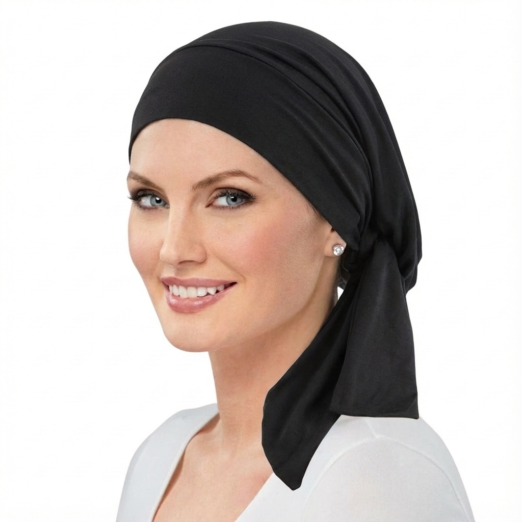 Turban pré-noué pour femme musulmane, foulard à longue queue, bonnet chimio extensible et doux, bandana, turbante mujer
