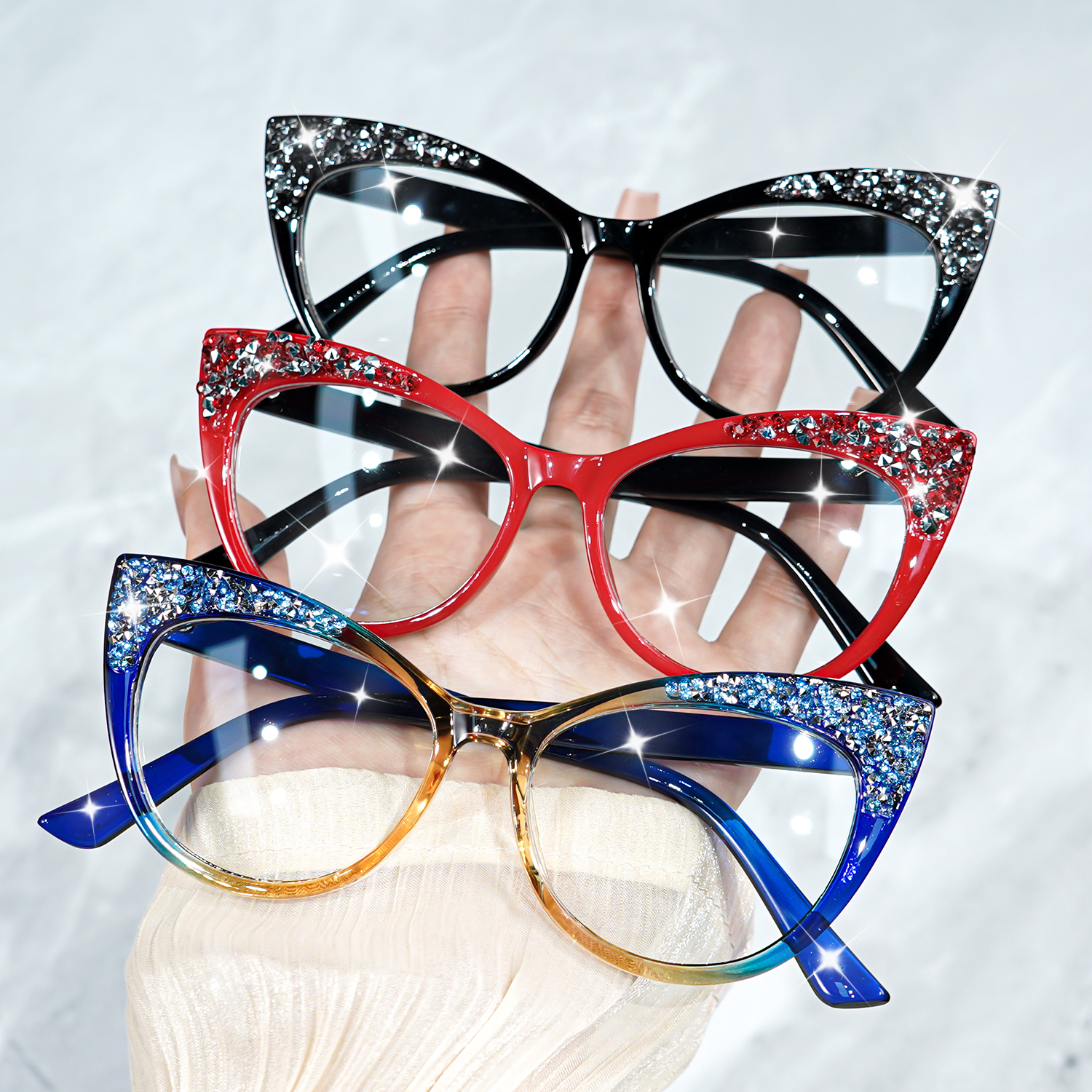 Lunettes œil de chat rétro chics pour femmes et hommes, monture complète, lunettes de mode, décoratives, usage quotidien