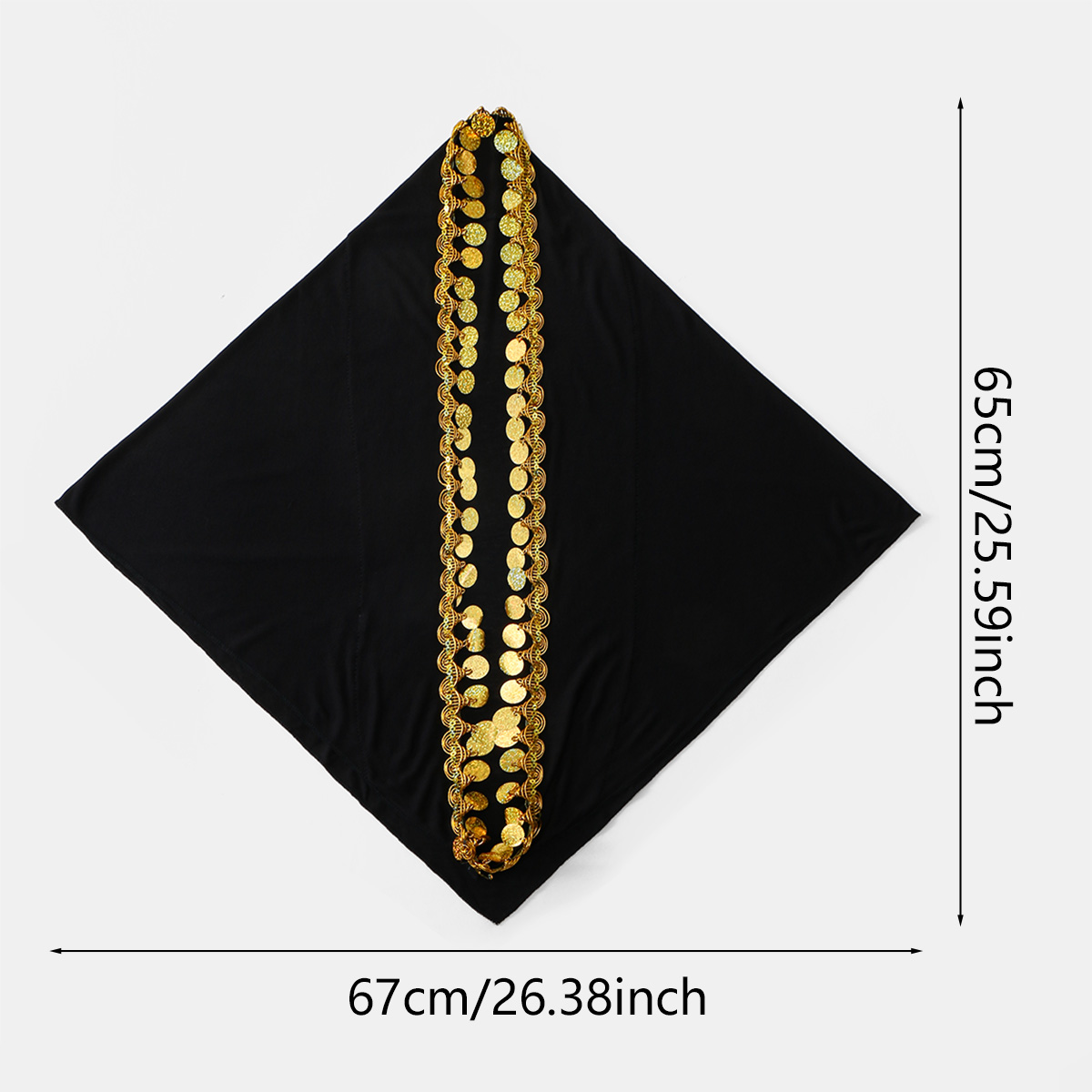 Nouveau hijab musulman en jersey de coton avec paillettes, hijab instantané tendance, foulard islamique, couvre-tête, hijab scintillant 65*67cm