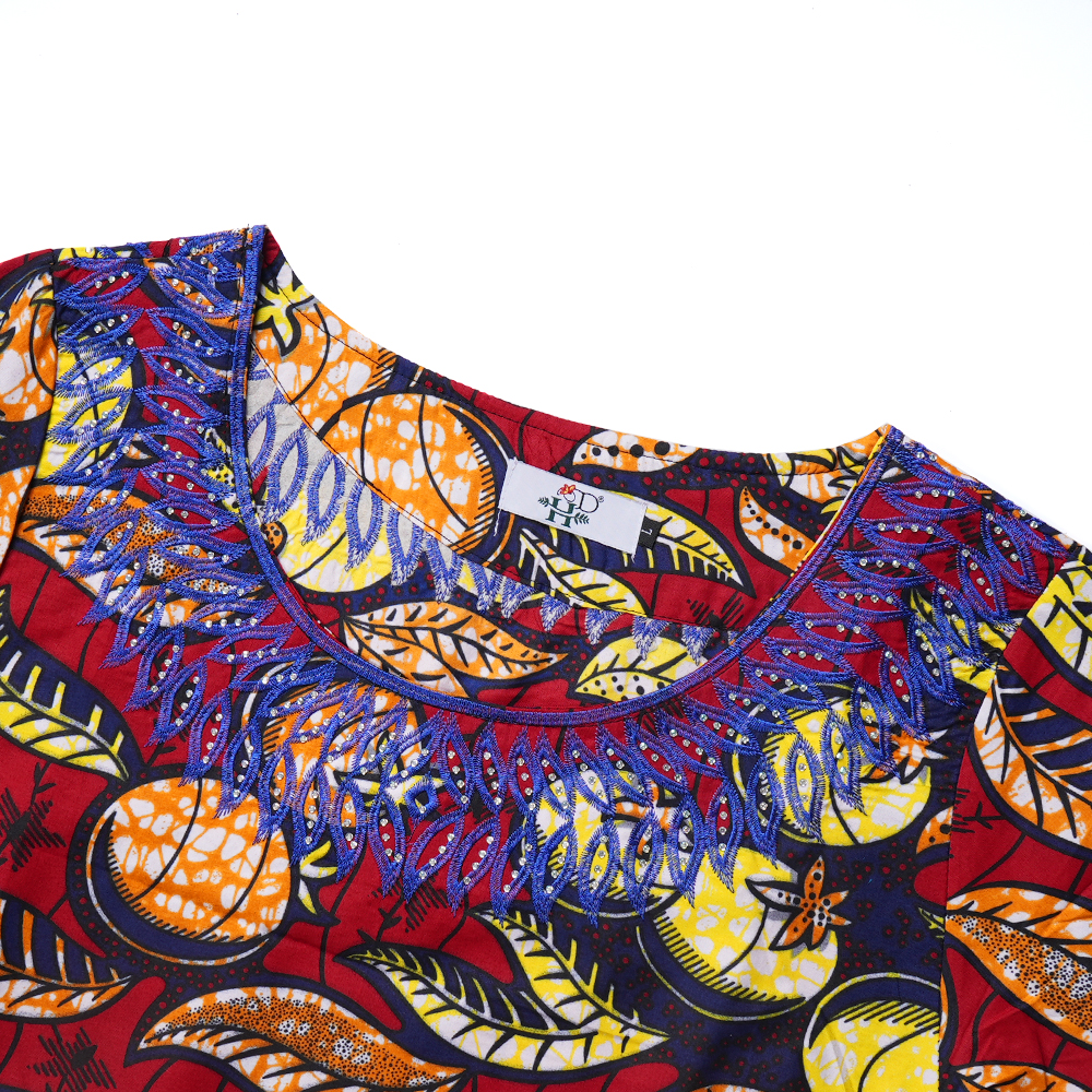 H & D nouvelles Robes africaines pour femmes broderie Bazin Robes florales Boho Ankara riche longues Robes Tradition fête mariage Ramadan