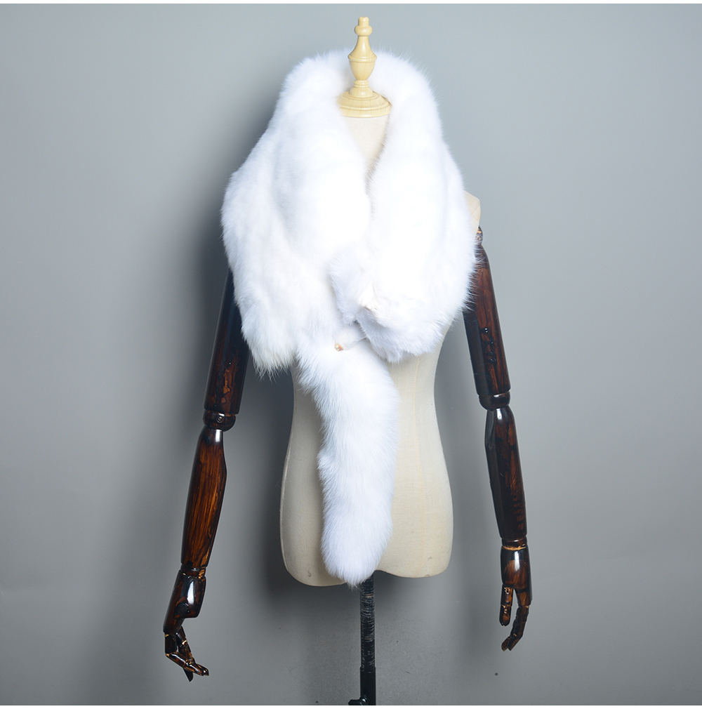 Grand Col en Fourrure de Renard group pour Femme et Homme, Manteau en Fourrure Naturelle, Écharpes de Luxe, Capuche, Châle, Décor, Cou, Wraps, Hiver Chaud